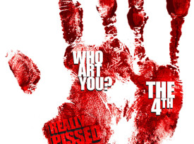 Bloody hand-print