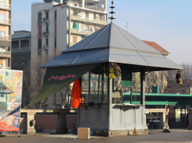 Cantieri Radetzky - febbraio 2016 - vista allestimento. Edicola Radetzky Milano  (foto Patrizia Emma Scialpi)