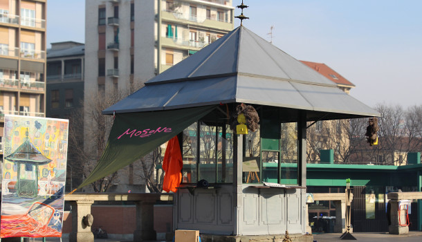 Cantieri Radetzky - febbraio 2016 - vista allestimento. Edicola Radetzky Milano  (foto Patrizia Emma Scialpi)